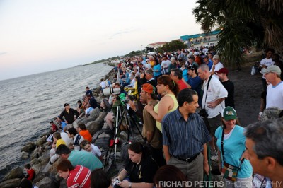 Crowds gathering Crowds gathering