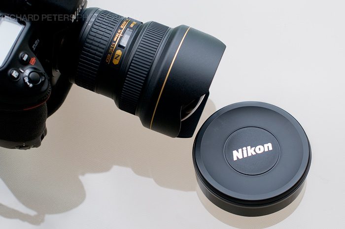 The huge 14-24 lens cap