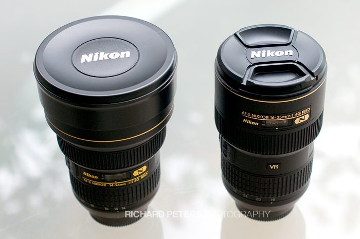 The Nikon 14-24 and 16-35 VR