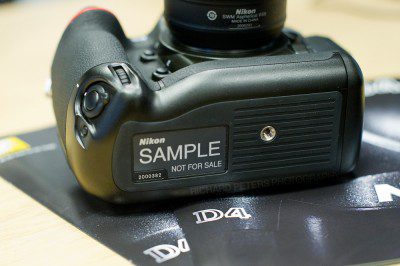 I was using a pre-production sample of the new Nikon D4 I was using a pre-production sample of the new Nikon D4