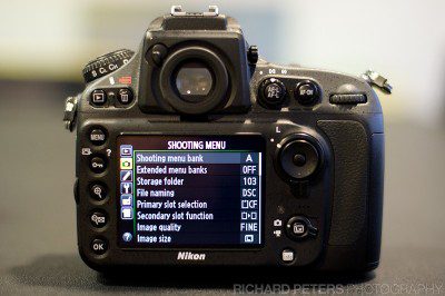 D800 features the same rear LCD as the D4