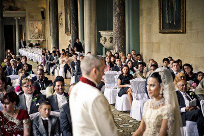 Nikah ceremony at the Sculpture Gallery, Woburn Abbey. Guy Collier wedding photography