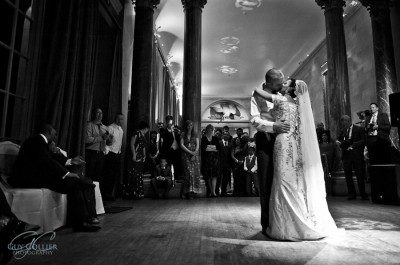 The first dance in the Sculpture Gallery at Woburn Abbey. Guy Collier wedding photography