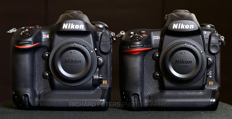 The Nikon D4 and D3s, side by side