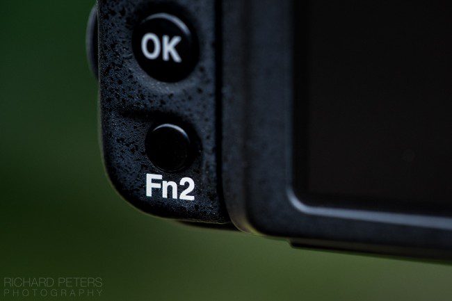 Nikon D500 Fn2 button