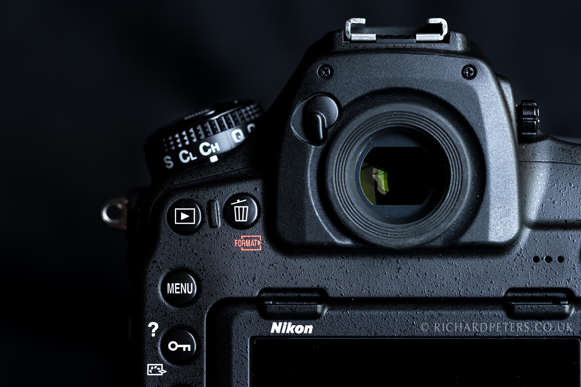 Nikon D850 review, playback button