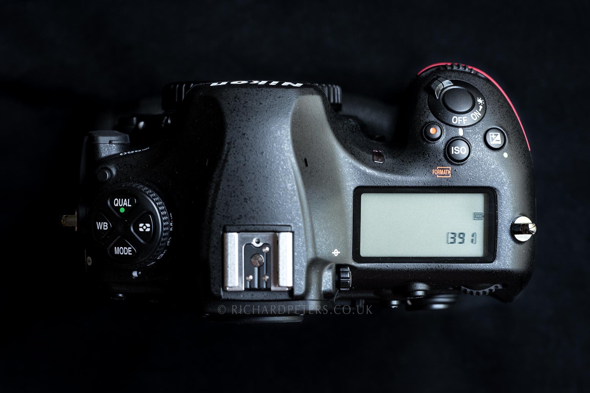 Nikon D850 review, top down view