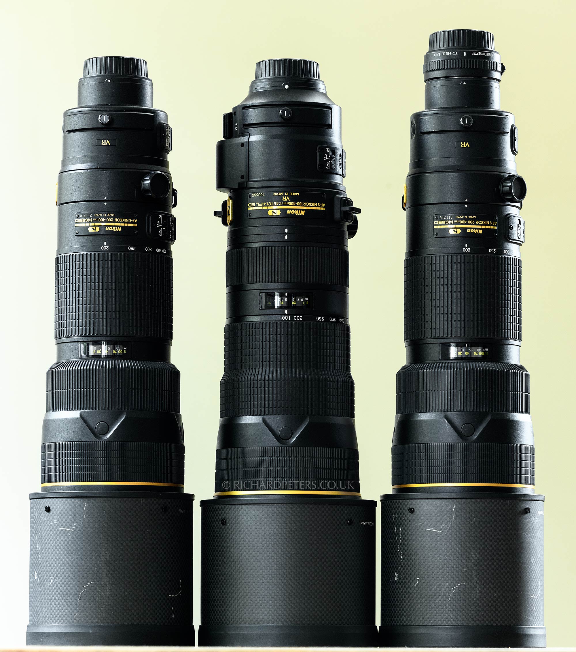 180-400 flanked by 200-400 with and without TC-14EIII